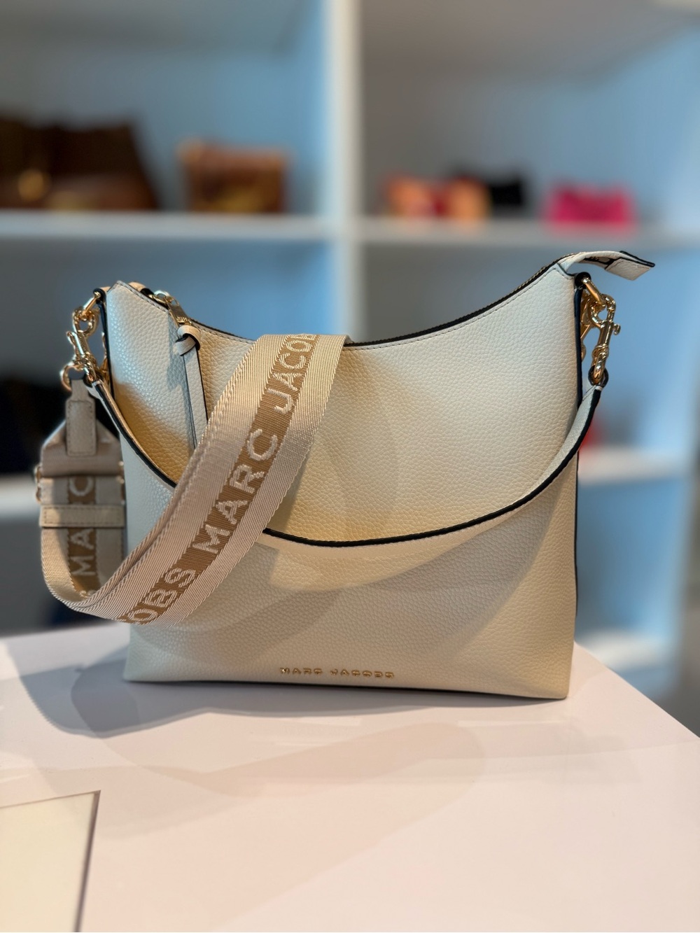 NWT Marc Jacobs drifter hobo crossbody bag - marshmallow